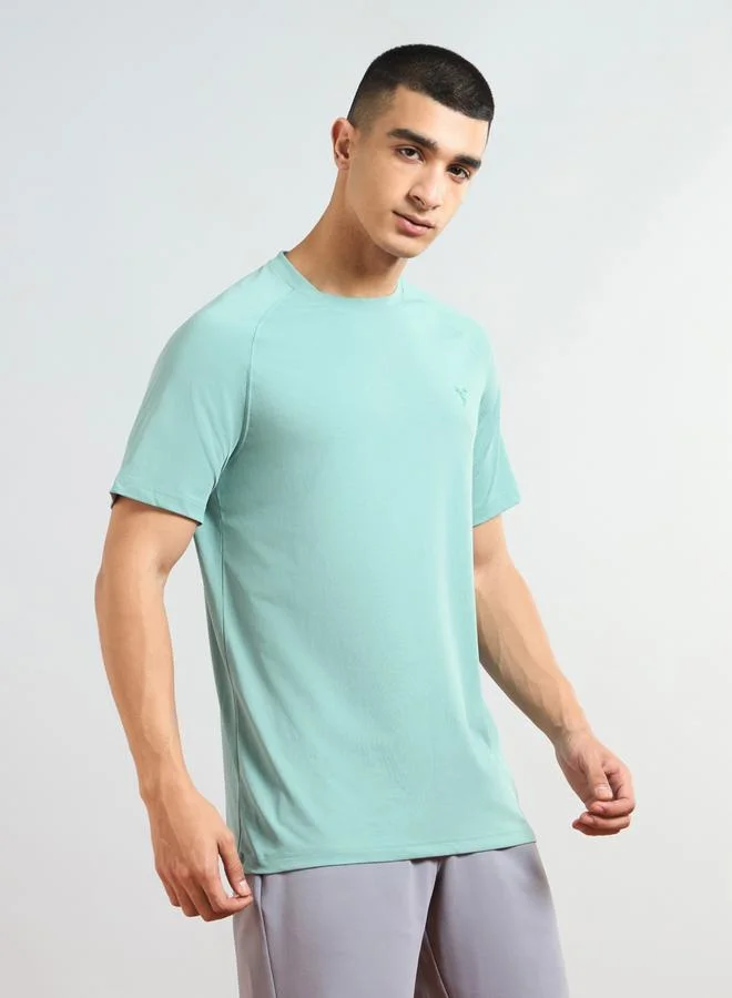 تكنوسبورت تيشيرت تكنوسبورت بأكمام قصيرة بقصة عادية